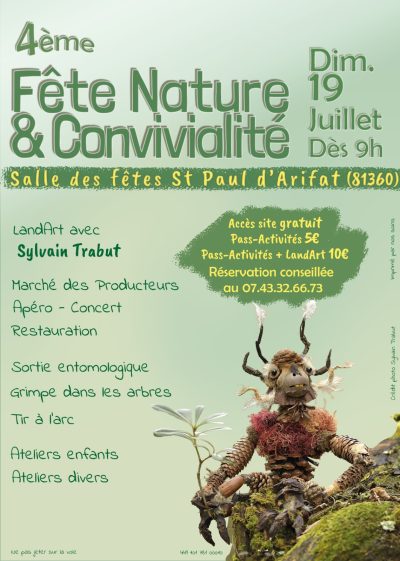 Fête Nature et Convivialité 2026 Arifat 81360